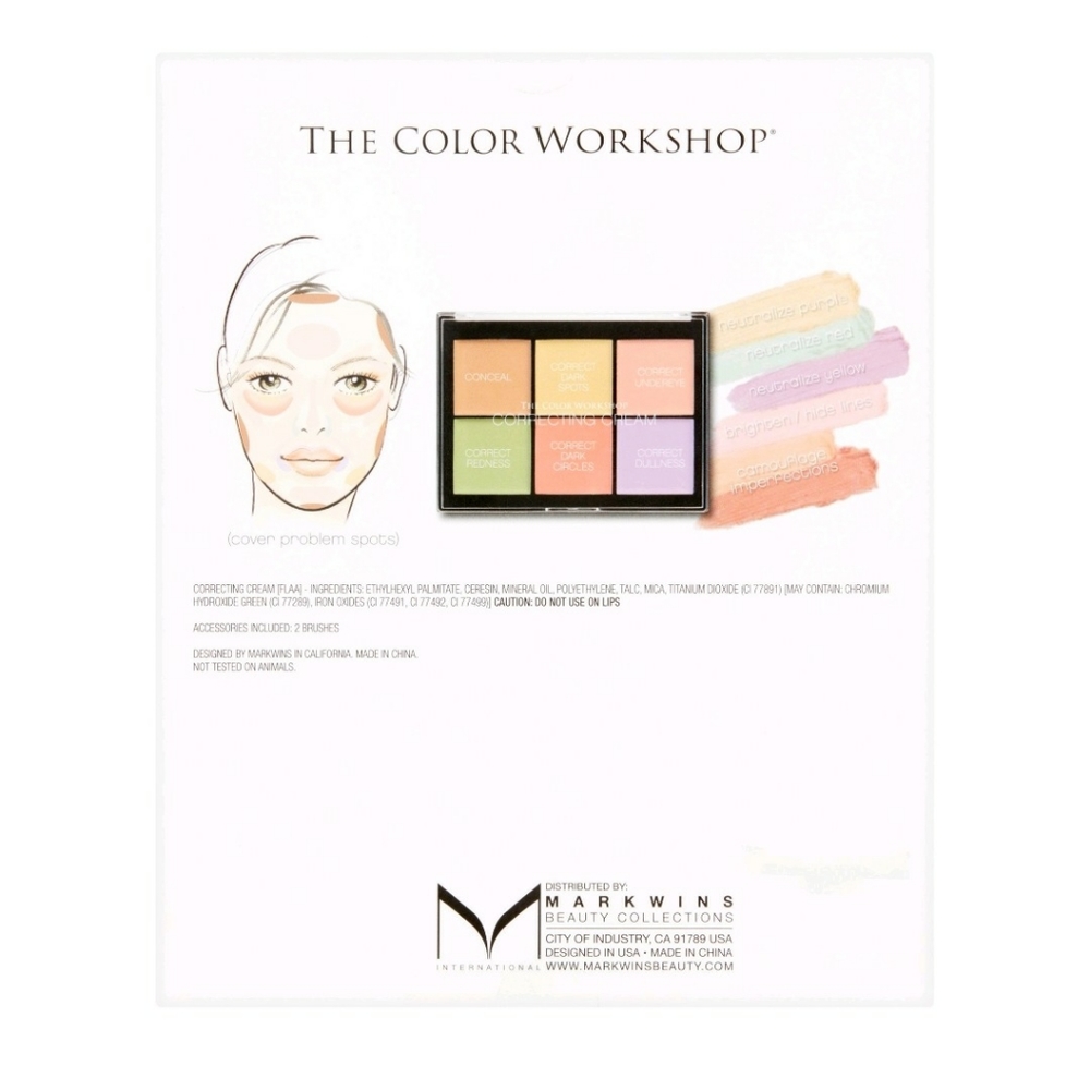 NIB The Color Workshop Correcting Cream Palette - Picture 3 of 6